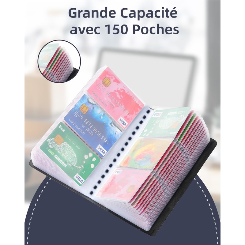 Zacro 240 Business Card Holder, Organizer Business Card Holder for