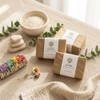 Kit Jabn Artesanal Romero Eucalipto Vitamina E 2 Piezas Jabonera