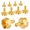 HB-DIGITAL F-Termination Resistor 75 Ohm F-Coupling SAT Gold-Plated Wide Nut