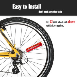 TGJOR LED Waterproof Bicycle Spoke Tire Lights - 32 LED, 32 Patterns, Mountain & Road Bikes (Two Lights)