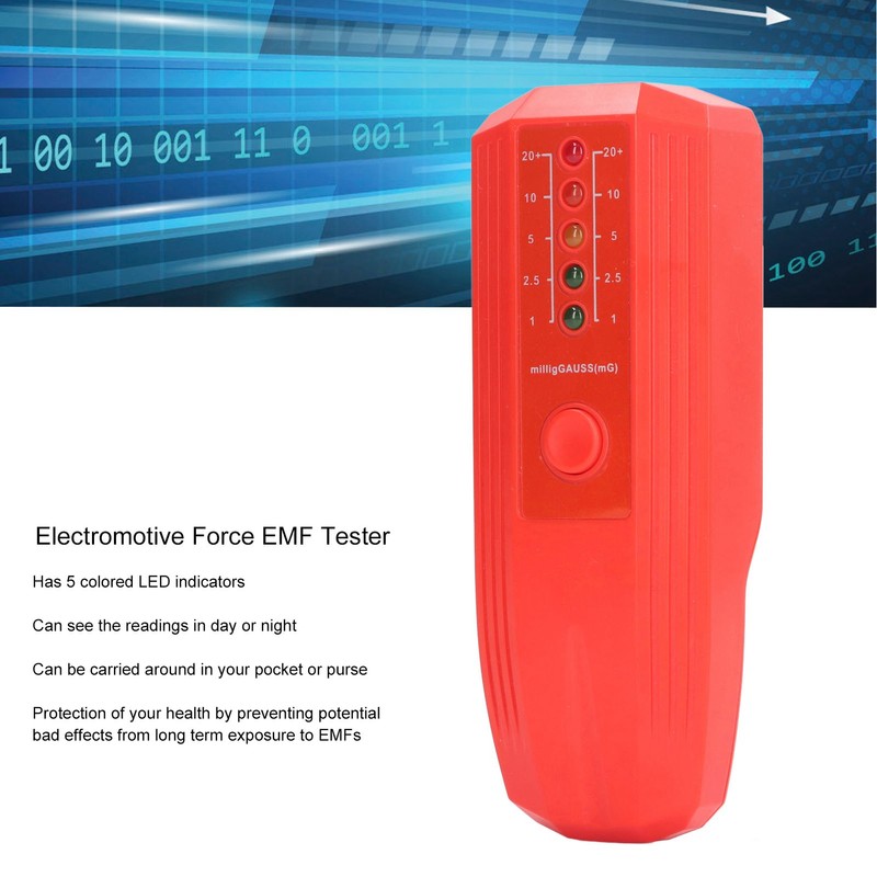 Electromotive Force EMF Tester Color LED Indicator Electromagnetic Radiation Detector