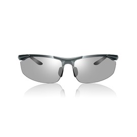 Glazata Polarized Sports Sunglasses, Polarized Lenses, Ultra Lightweight Metal, UV400, UV Protection, For Driving/Baseball/Bicycle/Night Fishing/Running/Golf/Driving, Color Changing Dimmer