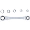 BGS Diy 71016 Ratchet Ring Spanner with Adapter Set SW