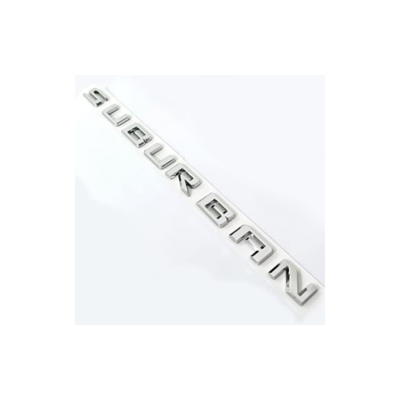 OEM 2021 Suburban Emblem 3D Letters Badge Compatible with 2019-2025