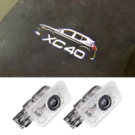 Volvo XC40 Car Curtain LED Curtain Lamp Welcome Light Courtesi Light Logo Projection Ghost Compatible for Volvo Volvo XC40 XC60 XC90