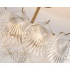 Surpars House Crystal Chandeliers,Modern Golden Chandelier, 6 Heads Ceiling Light