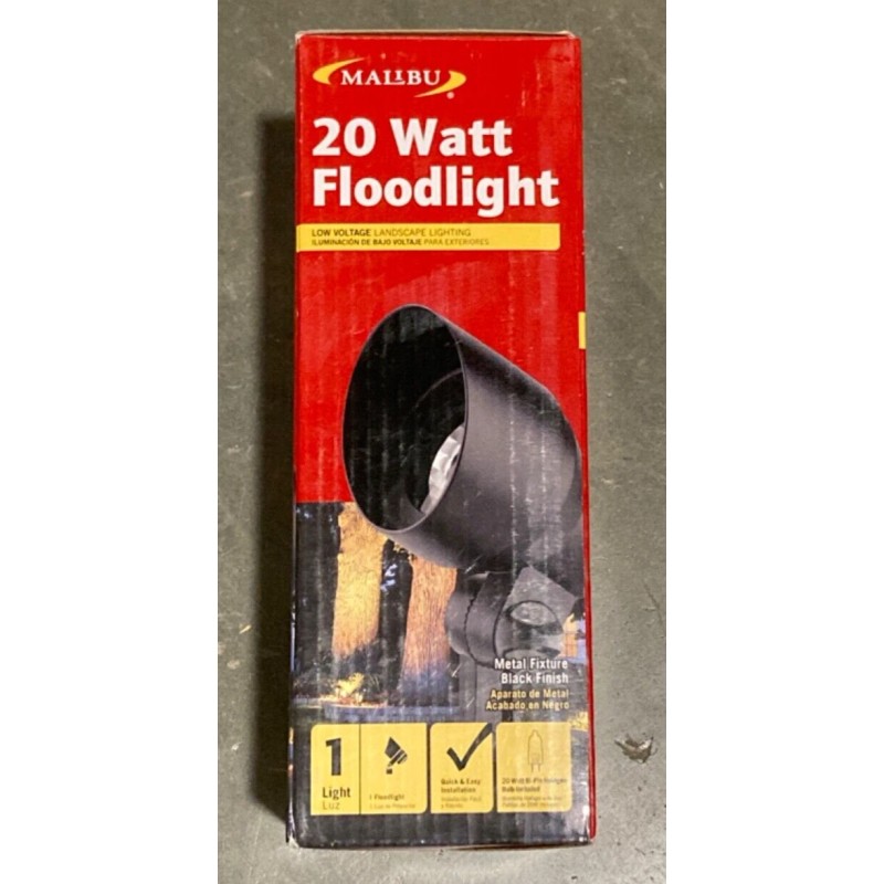 Malibu 9604 LED 20 Watt Floodlight Black Finish
