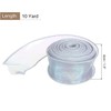 TOP-VIGOR 4cm Wide Sparkly Sheer Wired Organza Ribbon, 10 Yard
