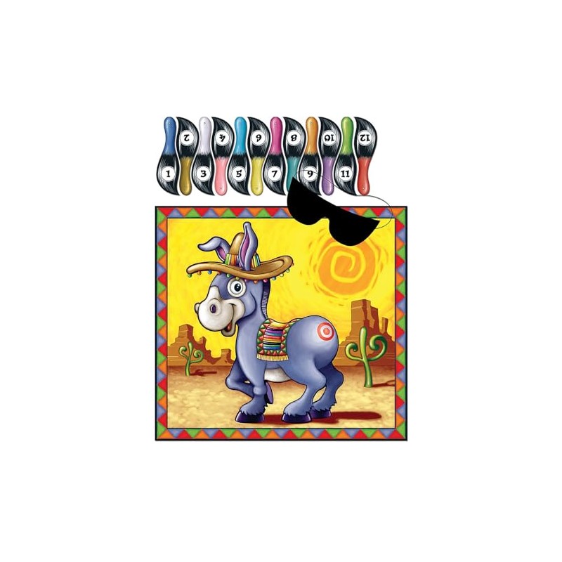 Donkey Game (mask & 12 tails included) Party Accessory (1