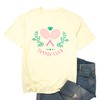 JINTING Tennis Shirts for Women - Tennis Club Heart Graphic