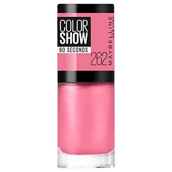 Maybelline New York Make-Up Nailpolish Color Show Nagellack Pink Boom / Ultra glänzender Farblack in leuchtendem Pink (1 x 7 ml)