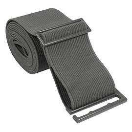 Gelante Lady Invisible Belt - Web Canvas Elastic Adjustable Skinny No Show Belt-2051-Gray (0-14)