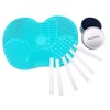 Kit 3 Limpiador silicona para brochas de maquillaje Alfombrilla Esponja
