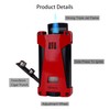 Cigar Lighter Triple Jet Flame Torch Lighter, Built-in 2 Cigar