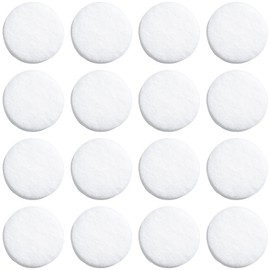 HINZIC 30Pcs Car Air Freshener Refill Felt Pads, 17.5MM/0.7inch Unscented White Air Freshener Replacement Pads Oil Perfumes Refill Tablets for Car Air Freshener Vent Clips Car Diffusers