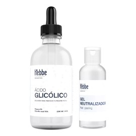 HEBBE COSMETICS ACTN4 Acido Glicolico Puro Cosmético 70% Líquido 100ml Tipo de piel Toda