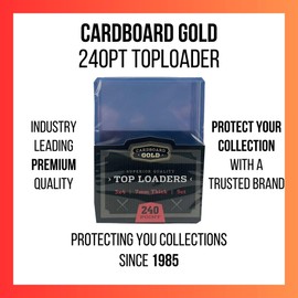 Cardboard Gold 20 TOP-Load 3X4 Card Holder for Super Thick Card- 7MM- 240 PT