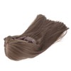 Women Light Brown Wig with Bangs Long Straight Synthetic Realistic