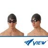 View DELFINA V2000SA BLBK Swimming Goggles, Made in Japan, Outdoors,