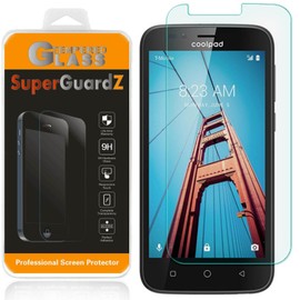 [3-Pack] Coolpad Defiant Screen Protector [Tempered Glass], SuperGuardZ, 9H, 0.3mm, 2.5D Round Edge, Anti-Scratch, Anti-Bubble [Lifetime Replacement]