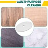 Teenyyou 20" White Scrubbing Pads Commercial Cleaning Orbiter Pads-Maintenance Non
