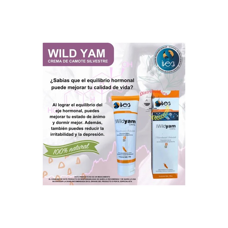 Camote Silvestre Crema Ives Evolution México Wild Yam 2 Pack