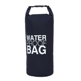 DonDon Waterproof Outdoor Dry Bag for Your Valuables, black