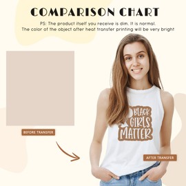Tintnut Skin Tone Sublimation Pattern Transfer Paper - 18 Sheets 12"x10", Cream Camel Barely Beige Brown Tan Sublimation Transfer Paper Bundle Compatible with Cricut for DIY Mugs, Tumblers, T-Shirts