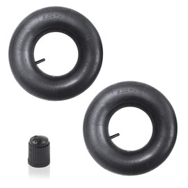 MaxEarn Set of 2 13 x 5.00-6 Tyre Inner Tube, Lawn Mower Tyre, Air Hose with Straight Valve Stem, TR13, Tyre Tube for Ride-on Mowers, Wheelbarrows, Lawn Tractors, Mowers, Hand Cart and More