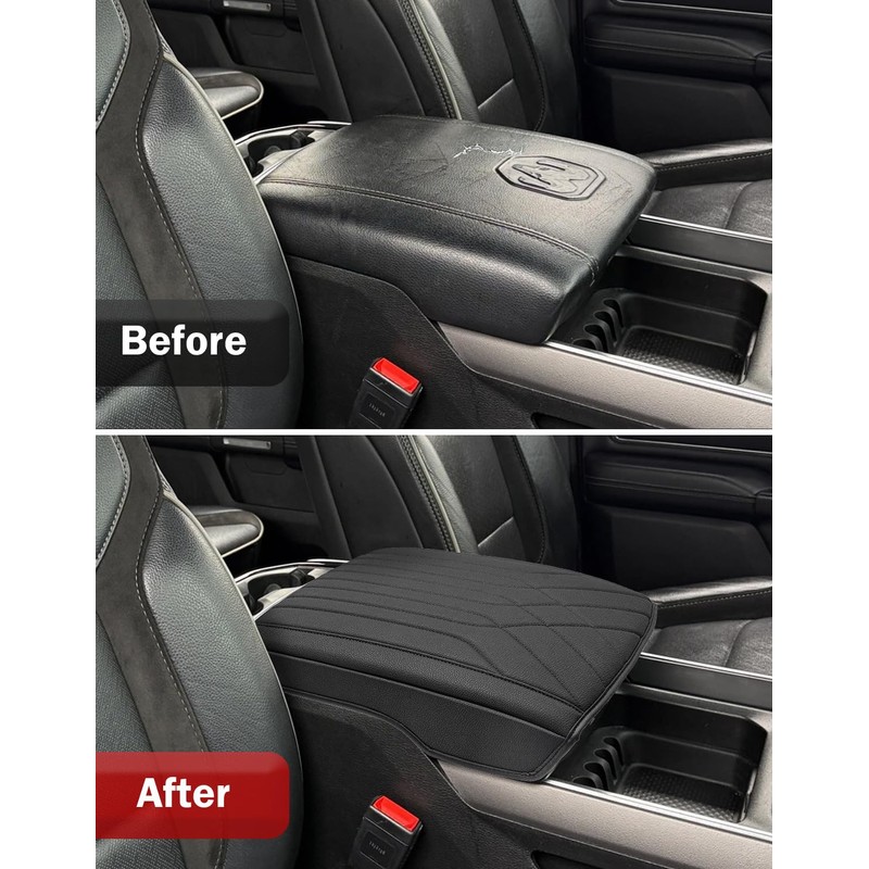 KBH Center Console Armrest Cover for 2019-2026 Dodge Ram 1500