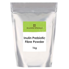 Inulin Prebiotic Fibre Powder 1kg by Manor Springs