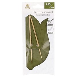 Tulip KS-600350 Knitting Needles Bamboo Beige 60cm x 3.5mm