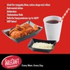 TableCraft 20029BK Better Burger Collection Large Fry Tray, Black Melamine,