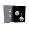 SOFIA MILANI - Women's Earrings 925 Silver - Snowflake Earrings,