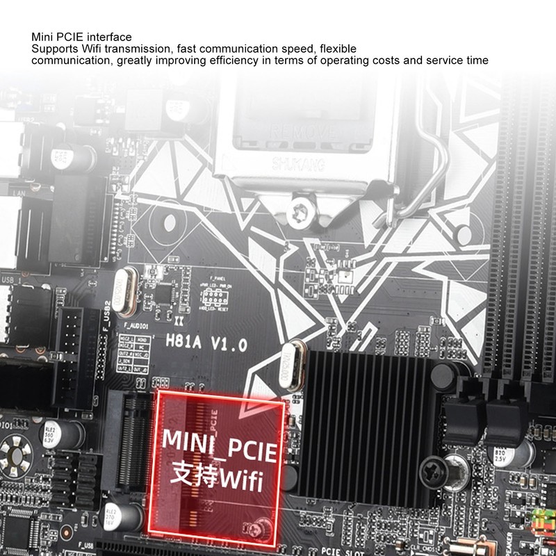 H81A Motherboard Professional Supports LGA 1150 Pins DDR3 Desktop Motherboard