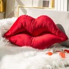 Ashler Lips Throw Pillows Smooth Soft Velvet Insert Included, Lip