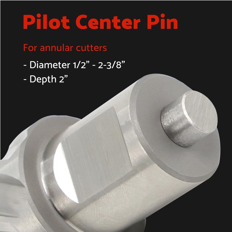S&F STEAD & FAST Pilot Pin for Annular Cutter 2-Pc,
