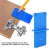 2pcs Hinge Hole Jig Template Hinge Hole Drill Guide Locator