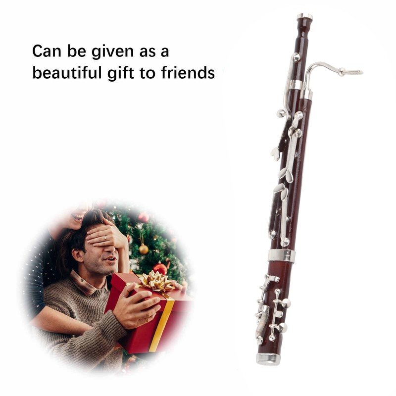 Basson Ornaments Miniature Decoration Mini Musical Instrument Model Gift Craft