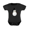 generic snowman with cylinder snow winter - baby bodysuit -