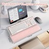MOSISO Wrist Rest for Keyboard and Computer Keyboard Stand Set,