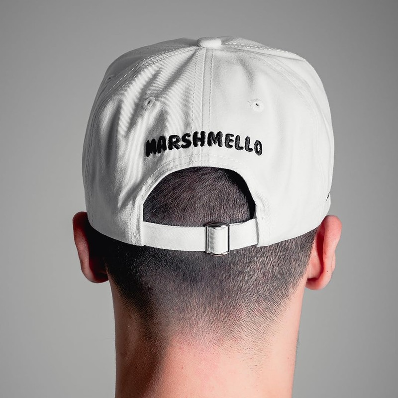 Marshmello - Mello Core Strapback - Adjustable, 5-Panel, Embroidered Smilr