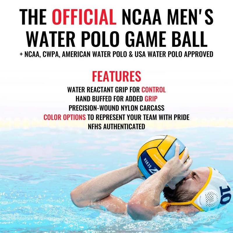 KAP K7 SEVEN KAP7 Competition Water Polo Ball - Size