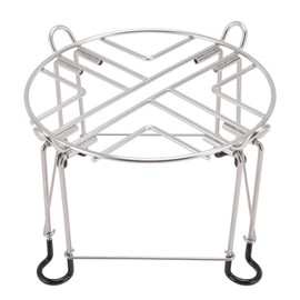 Stainless Steel Countertop Stand, Water Filter Stand 9in Diameter Detachable 6in Tall Anti Slip for Medium Gravity Water Filter System