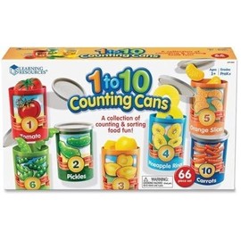 Learning Resources LRNLER6800-1 to 10 Counting Cans