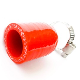 Bekelan 7/8" (22mm) Red High Temperature 3-ply Reinforced Silicone Coolant Cap With Clamp,For Turbo Bypass Valve/Vacuum/Throttle Body Water Port/Heater Core/Fix Leak