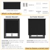 Blackout Roller Shades for Window, Cordless Pull Down Blinds