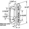 MaxxGeek Sliding Patio Door Handle Set with Mortise Lock, Zinc