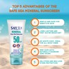 Safe Sea Zinc Oxide Sunscreen SPF50 | Clear Mineral Face