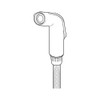 Delta Faucet RP28900WH Spray and Hose Assembly, White